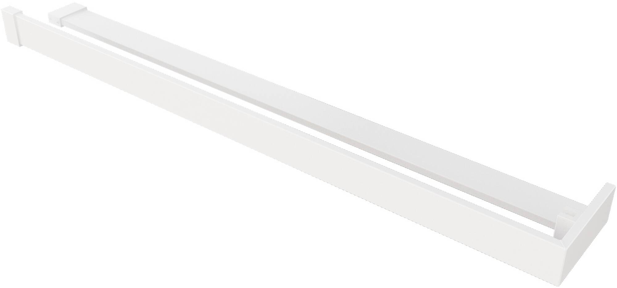 Saqu Modulo handdoekhouder met planchet voor douchewand wit