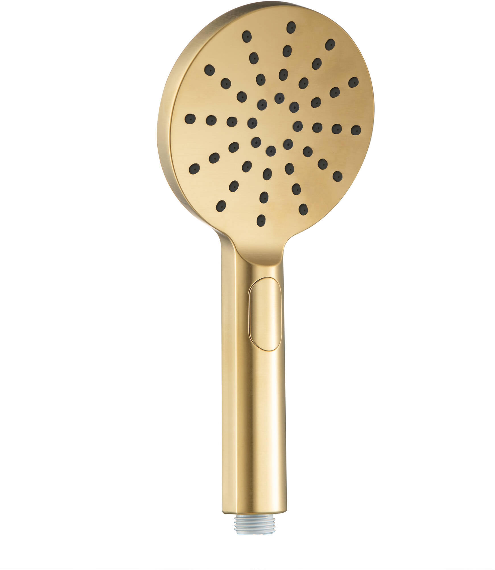 Ben Push handdouche rond Ø12cm 3 straalsoorten geborsteld messing