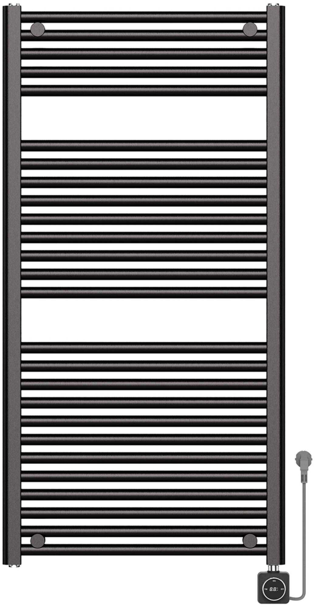Saqu Broly elektrische radiator Smart Wifi 700W 60x118 5cm gunmetal PVD