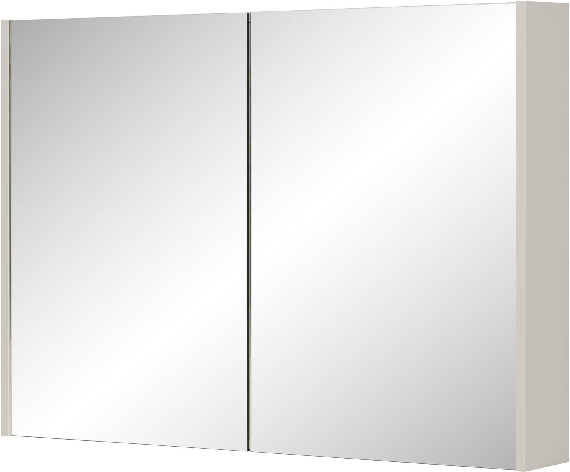Saqu spiegelkast 100x14x70cm kiezel grijs
