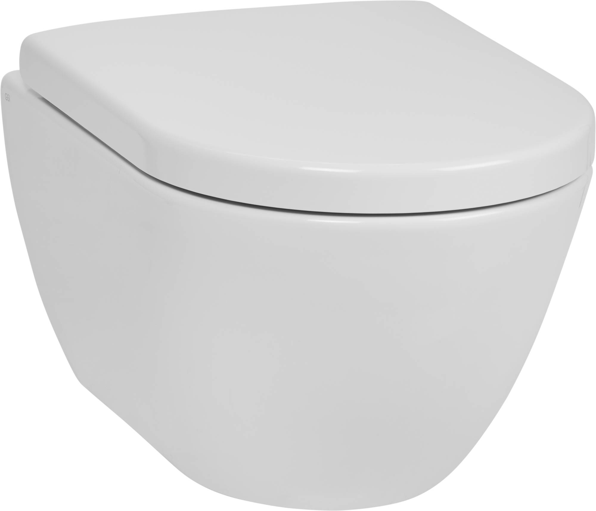 Ben Segno Hangtoilet - Toiletpot - Inclusief WC bril - Compact - Xtra glaze+ - Free Flush - Wit