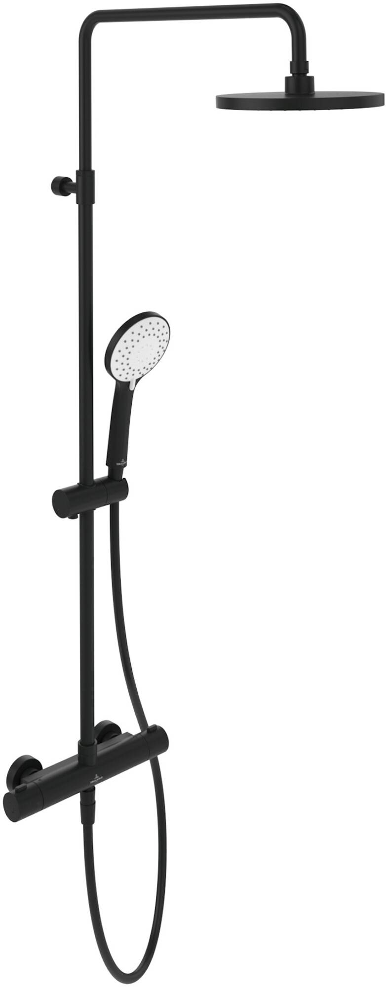 Villeroy & Boch Universal Showers regendoucheset 178x1186mm mat zwart