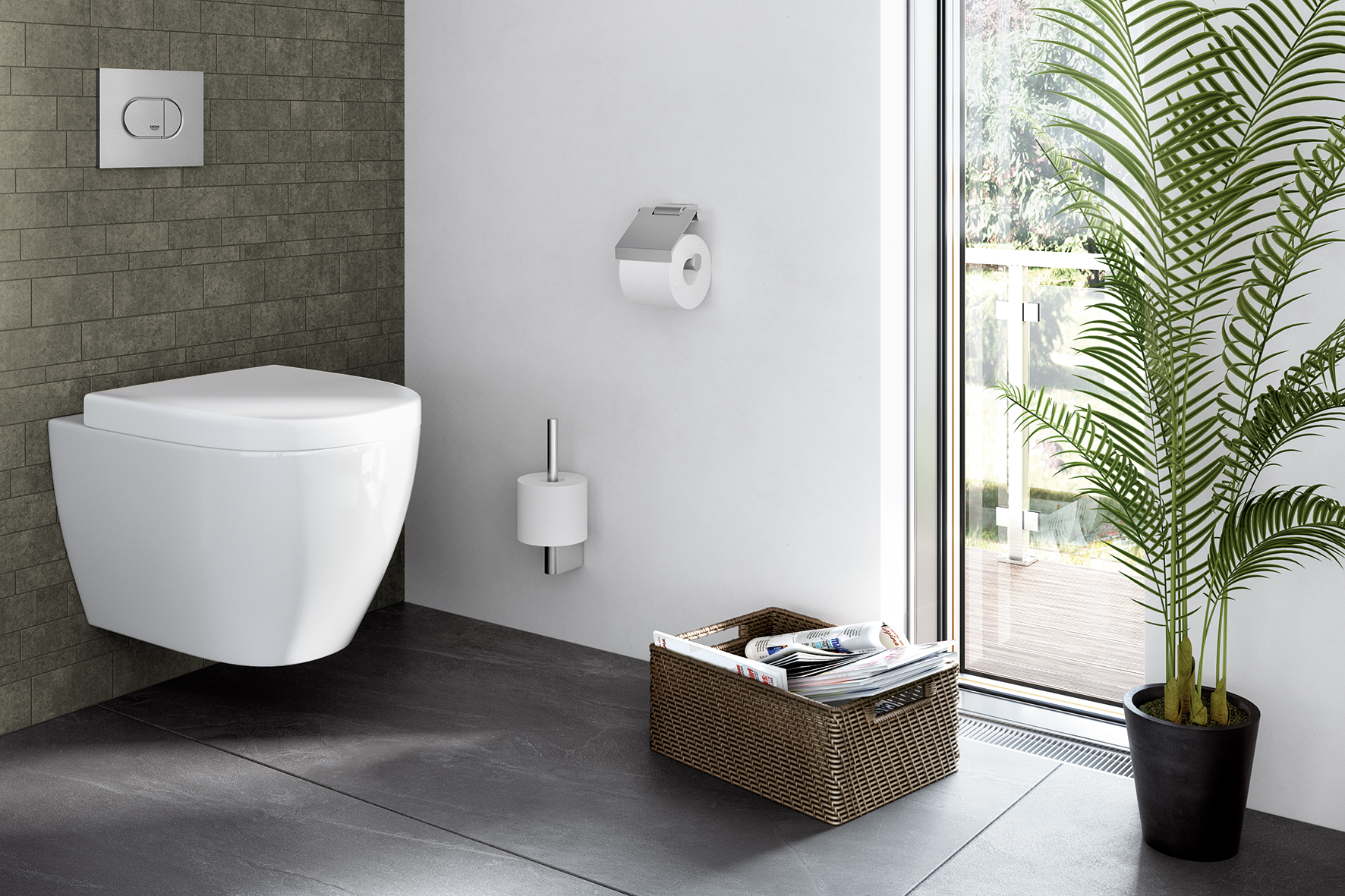 Wonderbaarlijk Moderne toiletruimte - Inspiratie - Saniweb.nl YA-33